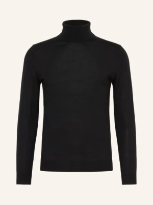 Reiss Golf Caine Z Wełny Merino schwarz