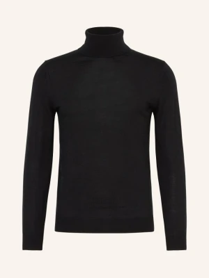 Reiss Golf Caine Z Wełny Merino schwarz CZARNY