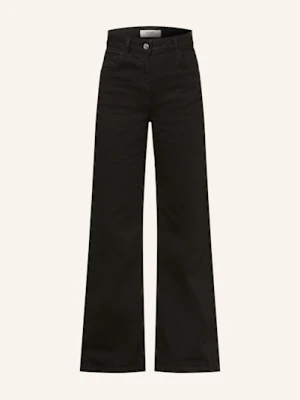 Reiss Jeansy Flare schwarz