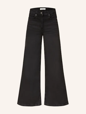 Reiss Jeansy Wide Leg Heather schwarz