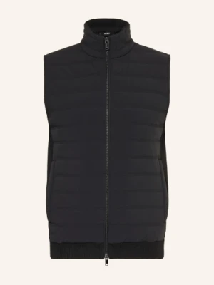 Reiss Kamizelka Newford Z Mieszanki Materiałów schwarz