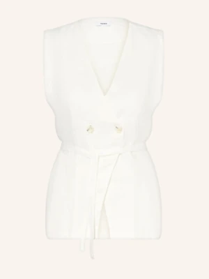 Reiss Kamizelka Typu Blezer Whitney Z Lnu weiss