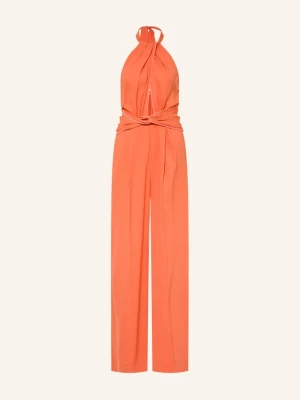 Reiss Kombinezon Akia Z Wycięciami pink JASNOCZERWONY