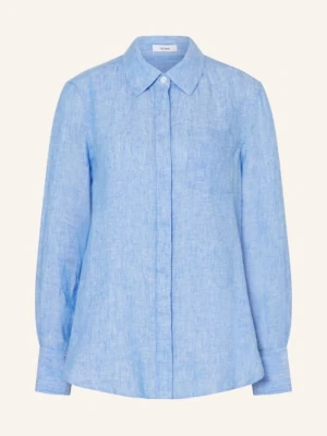 Reiss Koszula Belle Z Lnu blau