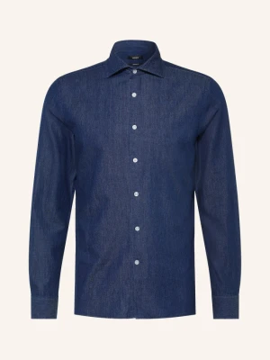 Reiss Koszula Don Slim Fit W Stylu Jeansowym blau GRANATOWY