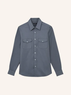 Reiss Koszula Typu Overshirt Mcrae blau