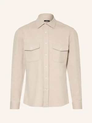 Reiss Koszula Wierzchnia Mcshane Z Dżerseju beige