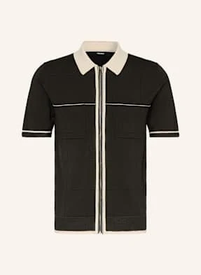 Reiss Koszula Z Dzianiny Baxter Slim Fit schwarz