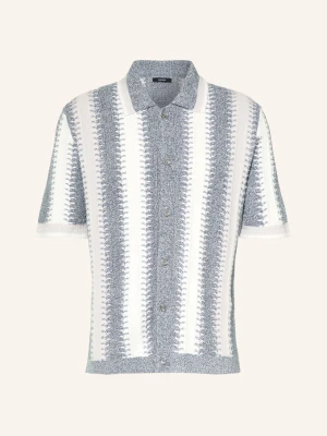 Reiss Koszula Z Dzianiny Dale O Kroju Regular Fit blau