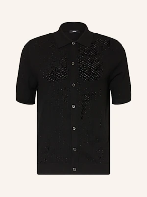 Reiss Koszula Z Dzianiny Thames Regular Fit schwarz