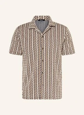 Reiss Koszula Z Dzianiny Vallata Slim Fit braun