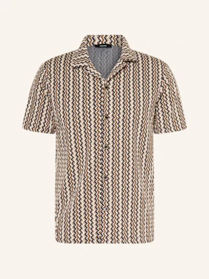 Reiss Koszula Z Dzianiny Vallata Slim Fit braun