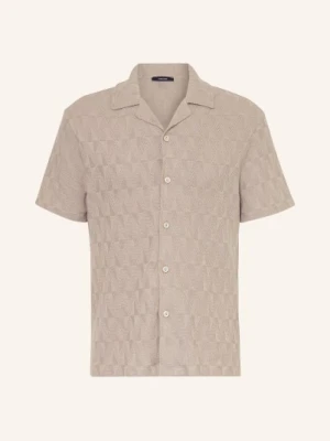 Reiss Koszula Z Klapami Ackling Regular Fit braun