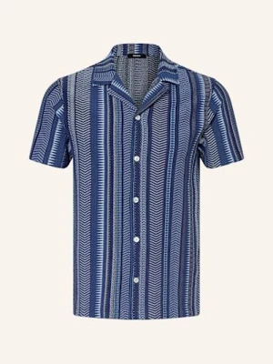 Reiss Koszula Z Klapami Archer Slim Fit blau