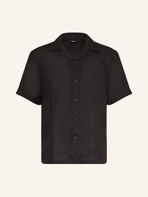 Reiss Koszula Z Klapami Beldi Relaxed Fit Z Lnu schwarz