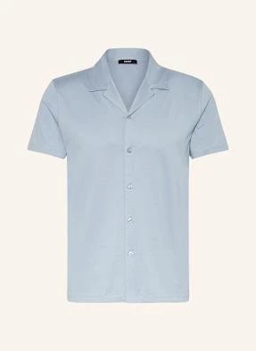 Reiss Koszula Z Klapami Caspa Slim Fit Z Dżerseju blau