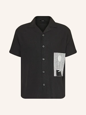 Reiss Koszula Z Klapami Coast Comfort Fit schwarz
