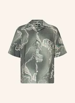 Reiss Koszula Z Klapami Marble Regular Fit gruen