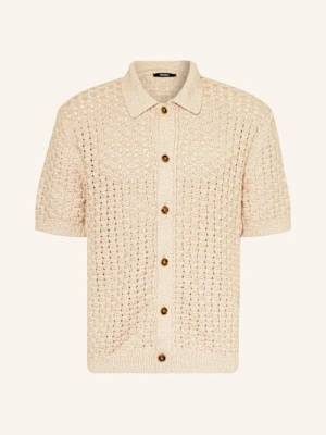 Reiss Koszula Z Klapami Toby Comfort Fit beige