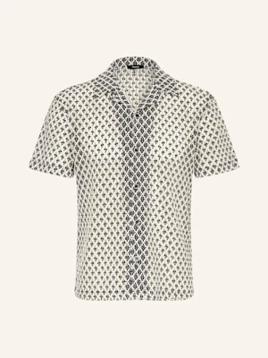 Reiss Koszula Z Klapami Z Dzianiny Sterling Comfort Fit blau