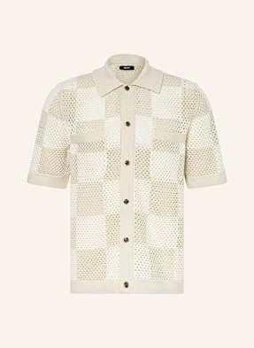 Reiss Koszula Z Krótkim Rękawem Alfred Regular Fit beige
