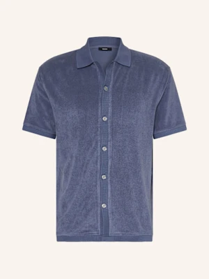 Reiss Koszula Z Krótkim Rękawem Eden Regular Fit Z Materiału Frotte blau