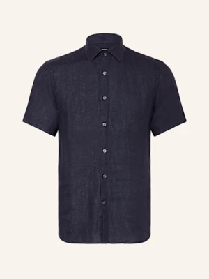 Reiss Koszula Z Krótkim Rękawem Holiday Slim Fit Z Lnu blau