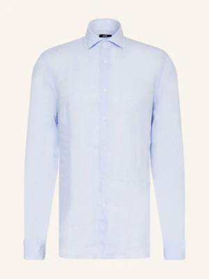 Reiss Koszula Z Lnu Ruban Regular Fit blau