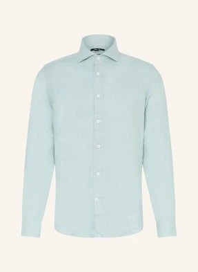 Reiss Koszula Z Lnu Ruban Regular Fit gruen