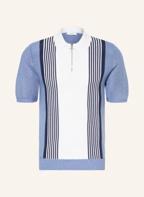 Reiss Koszulka Polo Berlin Z Dzianiny blau