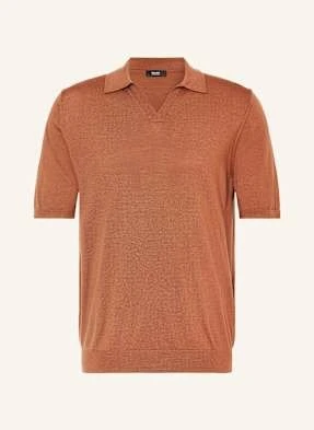 Reiss Koszulka Polo Duchie Z Wełny braun