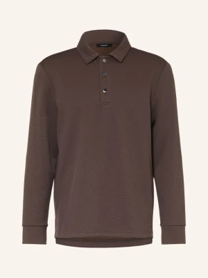 Reiss Koszulka Polo Piqué Alba braun CIEMNOBRĄZOWY
