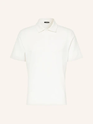 Reiss Koszulka Polo Piqué Reed weiss BIAŁY