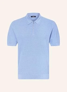 Reiss Koszulka Polo Regis Z Dzianiny blau