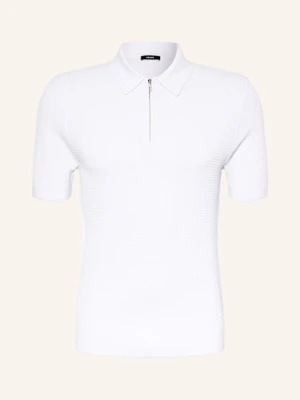 Reiss Koszulka Polo Regis Z Dzianiny weiss