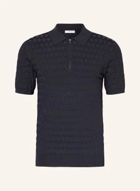 Reiss Koszulka Polo Rizzo Z Dzianiny blau