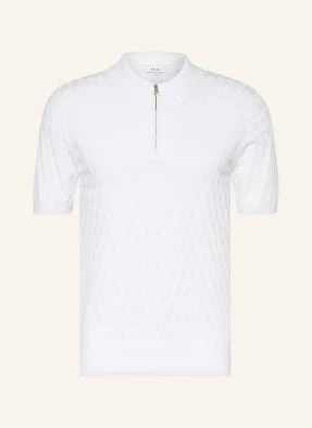 Reiss Koszulka Polo Rizzo Z Dzianiny weiss