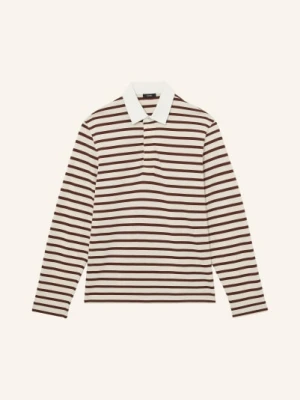 Reiss Koszulka Polo Z Dżerseju Conners braun