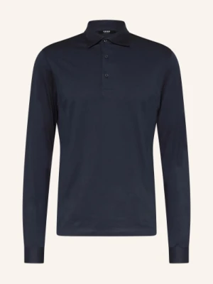 Reiss Koszulka Polo Z Dżerseju Porofino blau