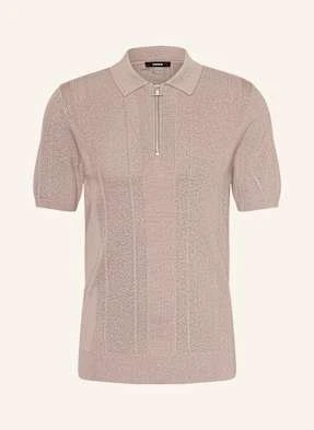 Reiss Koszulka Polo Z Dzianiny Bart beige