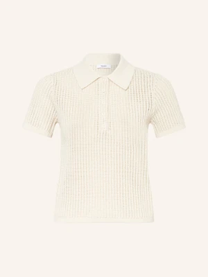 Reiss Koszulka Polo Z Dzianiny beige
