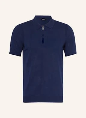 Reiss Koszulka Polo Z Dzianiny Berkley blau