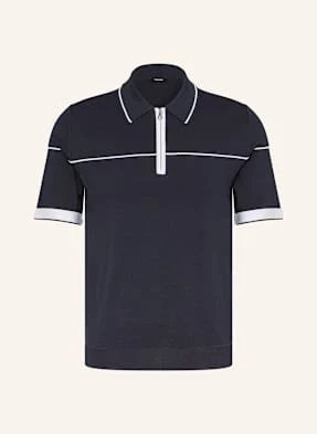 Reiss Koszulka Polo Z Dzianiny Bradford blau