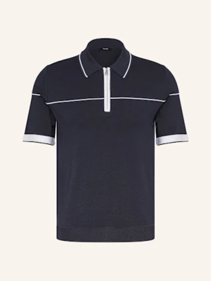 Reiss Koszulka Polo Z Dzianiny Bradford blau