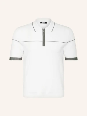 Reiss Koszulka Polo Z Dzianiny Bradford weiss