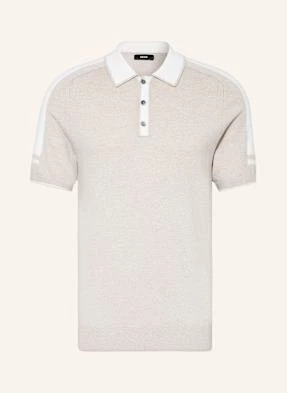 Reiss Koszulka Polo Z Dzianiny Brunswick beige