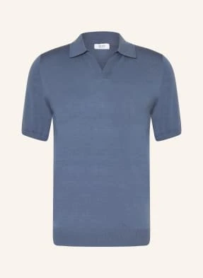 Reiss Koszulka Polo Z Dzianiny Duchie blau