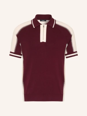 Reiss Koszulka Polo Z Dzianiny Elmers rot