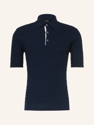 Reiss Koszulka Polo Z Dzianiny Era blau GRANATOWY