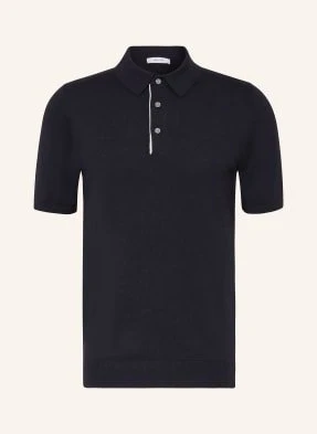 Reiss Koszulka Polo Z Dzianiny Finch blau